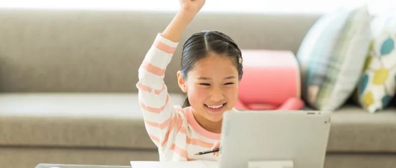 あい子供オンライン英会話 レッスン風景