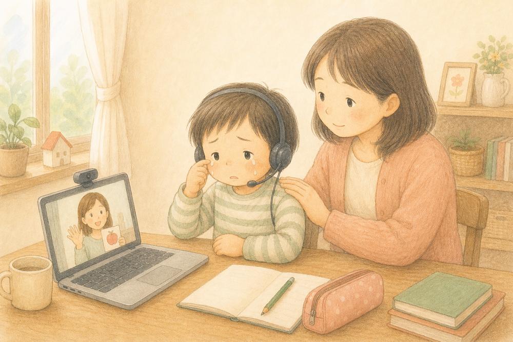 英会話の体験レッスンで子供が泣いた｜同じ母親として、判断の前にお話しします