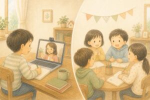 子供英会話はグループとマンツーマンどっち？｜発話量で比べる選び方