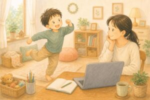 子供が英会話レッスン中じっとしていない・ふざける｜同じ母親として、叱る前に知ってほしいことがあります