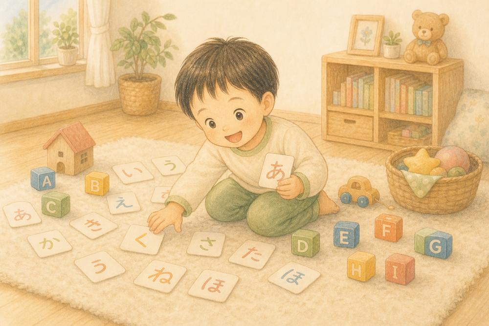 ひらがなと英語、どっちが先？｜幼児の英語は文字学習と競合しません