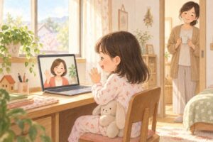 学校に行きづらい時期、英語だけは続けていた話｜同じ母親として、家の中の小さな「外」について